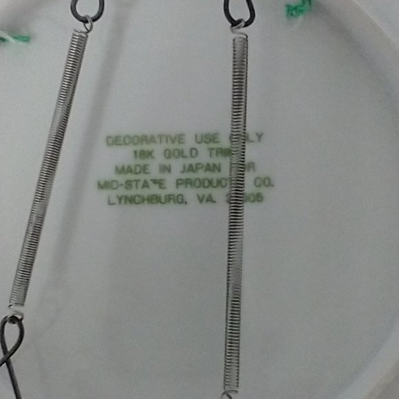 Ceramic House Blessing Plate Gold Gilded Made in Japan - Picture 14 of 16